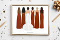 Custom Bride & Bridesmaids Print | Personalized Wedding Party Art