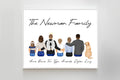 Personalized Gift Family Art PRINT | Custom Family Print